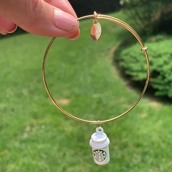 New Novelty Bracelet with Coffee Cup Charm - Picture 4 of 6